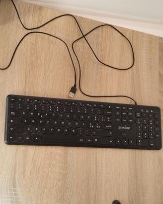 Tastiera a membrana USB silenziosa – Perixx
