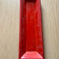 Ciotola piatto in legno verniciato