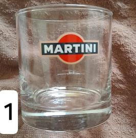 Martini ,  Molinari set bicchieri vintage 