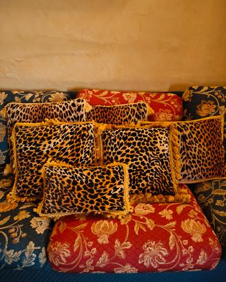 Cuscini decorativi leopardati animalier