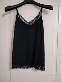 Top sotto giacca da donna nero 