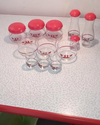 set coppette acetiera oliera
