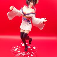 albedo japan sakura kimono anime figure overlord