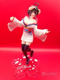 albedo japan sakura kimono anime figure overlord