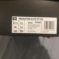 Scarpini adidas predator élite fg ft black