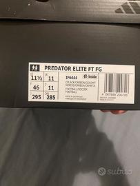 Scarpini adidas predator élite fg ft black