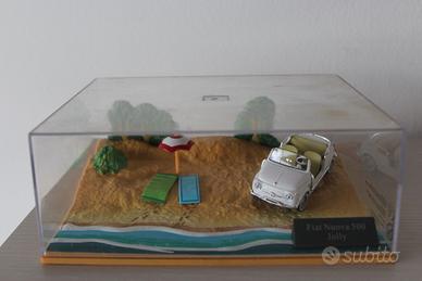 Lotto 6 Modellini Fiat 500 Hachette 1:43 Diorama