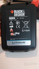 batteria litio black e decker a1518l