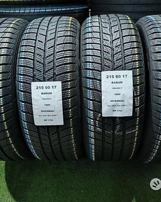 4 gomme 215 60 17 BARUM INV RIF1754