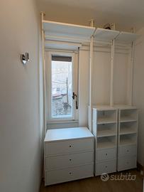 ELVARLI cabina armadio, bianco