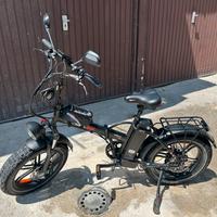 bicicletta elettrica rks nero-m 350W