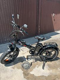 bicicletta elettrica rks nero-m 350W