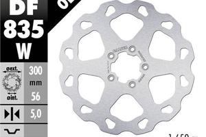 Disco freno anteriore GALFER DF835W per HARLEY DAV