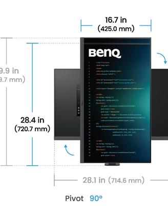 Monitor BenQ RD320U 32” 4K (per programmatori)