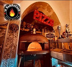 FORNO PIZZERIA LEGNA O GAS - MOSAICO ORO
