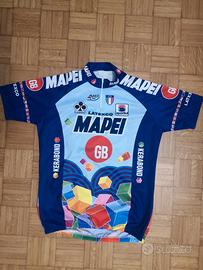 Maglia ciclismo Mapei Latexo GB anno 1995