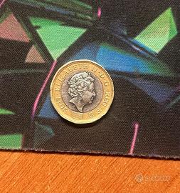 Moneta One Pound 2017 Regina Elisabetta