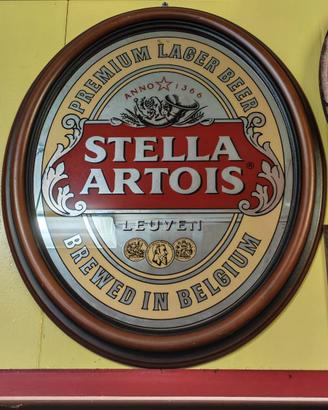 Specchio Vintage Stella Artois – Insegna Bar Pub