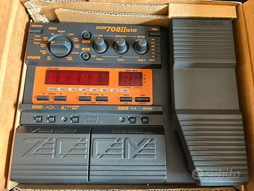 Pedaliera multieffetto basso Zoom 708II Bass