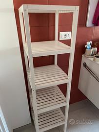 Mobiletto bianco per bagno