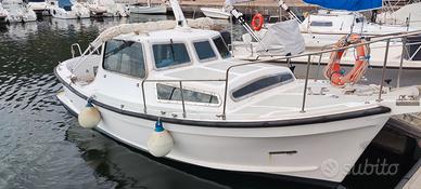 Barca a motore pilotina