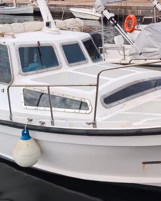 Barca a motore pilotina