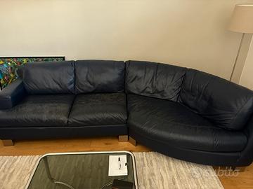 Divano in vera pelle Divani&Divani by Natuzzi