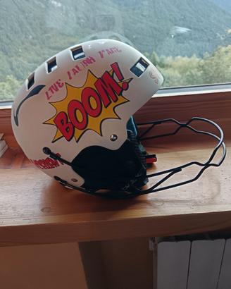 Casco slalom Bullski regolabile omologato Fisi