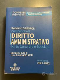Compendio di DIRITTO AMMINISTRATIVO - Garofoli
