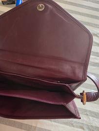 borsa tracolla Cartier colore Borgogna 