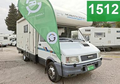 CAMPER MOBILVETTA IVECO MANSARDATO 6 POSTI LETTI C