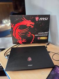 PC Notebook MSI da Gaming GL62M 7RDX