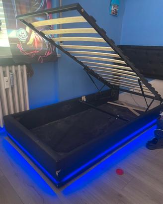 Letto singolo ecopelle