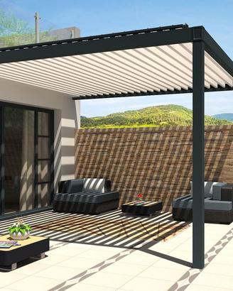 PERGOLA BIOCLIMATICA mod. LUCIA mt. 3x3