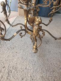 lampadario con  Angeli antico 