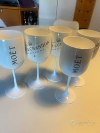 Set 5 calci champagne Moet & Chandon