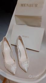 Scarpe bianche Menbur