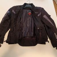 Giubotto moto in tessuto