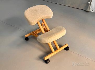Sedia ergonomica con rotelle cinius
