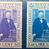 REGNO 1934 75º anniversari invenzione della dinamo