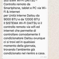 Dispositivo wifi per condizionatori daitsu