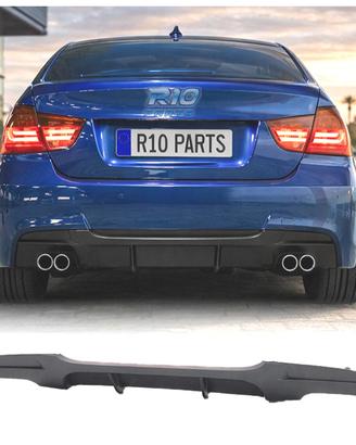 DIFFUSORE BMW E90 E91 LOOK M3 NERO OPACO