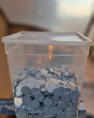 monete vintage 10 lire 500 lire