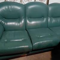 Divano letto in pelle 3 posti