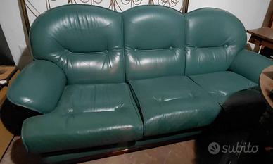 Divano letto in pelle 3 posti