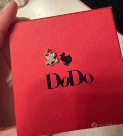 Ciondolo originale Dodo in oro rosa e diamanti