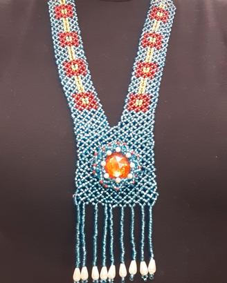 collana con perline Vintage anni 70, originale