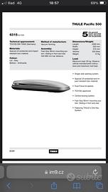 Baule Thule Pacific 500