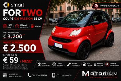 AUTO SMART FOURTWO COUPE' PASSION 55CV DEL 2003 MO