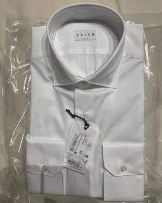Set 2 Camicie Xacus Bianche Slim Fit - NUOVE